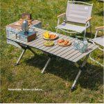 Складаний стіл Naturehike Star Jane T01 CNK2550JJ018, 89х60 см, вуглецева сталь, бежевий - Зображення 5