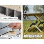Складаний стіл Naturehike Star Jane T01 CNK2550JJ018, 89х60 см, вуглецева сталь, бежевий - Зображення 6