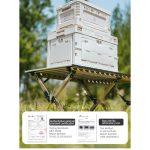 Складаний стіл Naturehike Star Jane T01 CNK2550JJ018, 89х60 см, вуглецева сталь, бежевий - Зображення 7