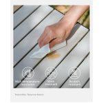 Складаний стіл Naturehike Star Jane T01 CNK2550JJ018, 119х60 см, вуглецева сталь, бежевий - Зображення 10