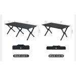 Складаний стіл Naturehike Star Jane T01 CNK2550JJ018, 119х60 см, вуглецева сталь, чорний - Зображення 3