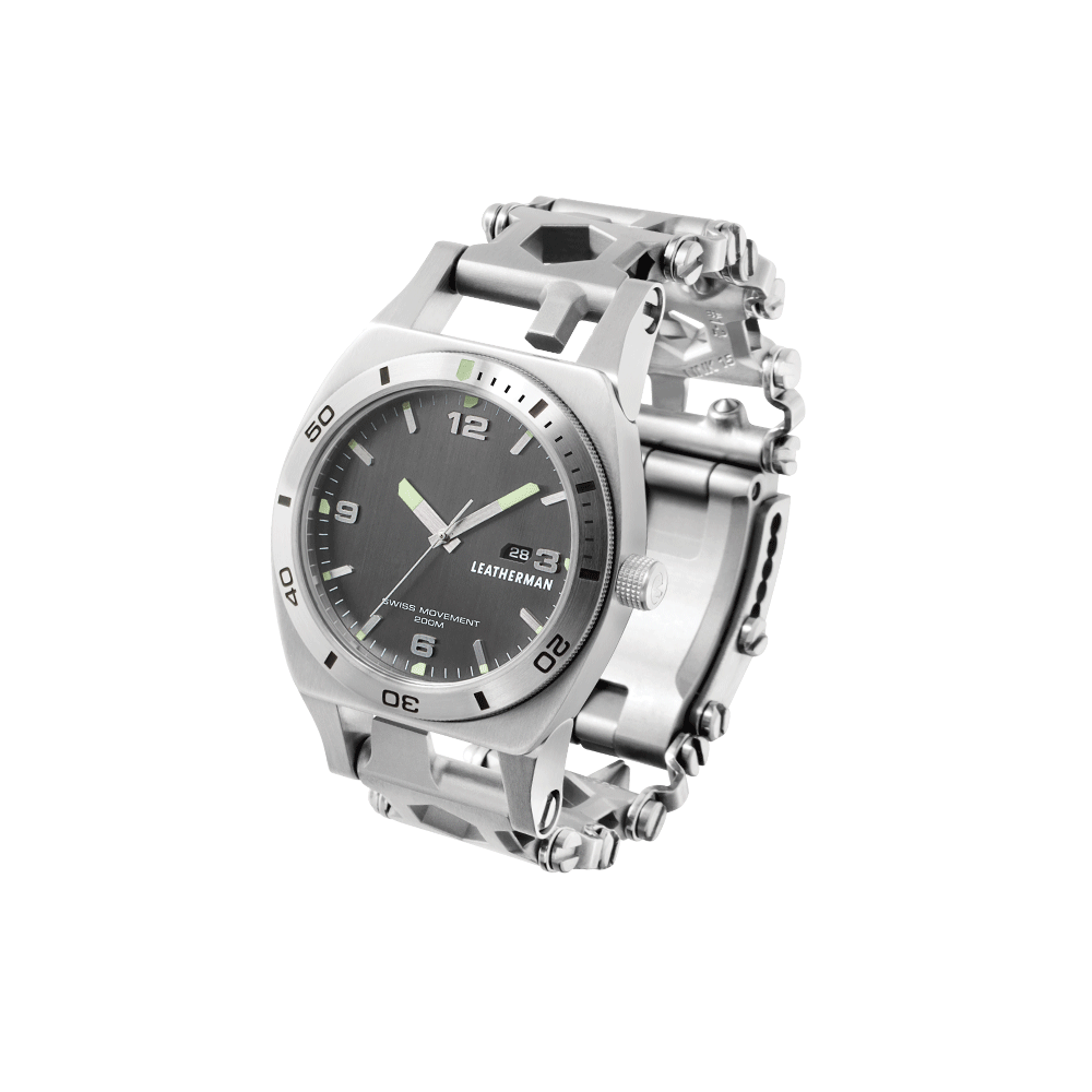 Годинник-браслет Leatherman Tread Tempo (срiбло) Годинник-браслет Leatherman Tread Tempo (срiбло) - Зображення 1