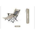 Крісло-шезлонг складане Naturehike CNK2550JJ023 Nightfall T05, сталь, хакі - Зображення 2