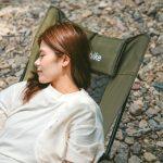 Крісло-шезлонг складане Naturehike CNK2550JJ023 Nightfall T05, сталь, хакі - Зображення 13