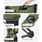 Крісло-шезлонг складане Naturehike CNK2550JJ023 Nightfall T05, сталь, хакі - Зображення 17