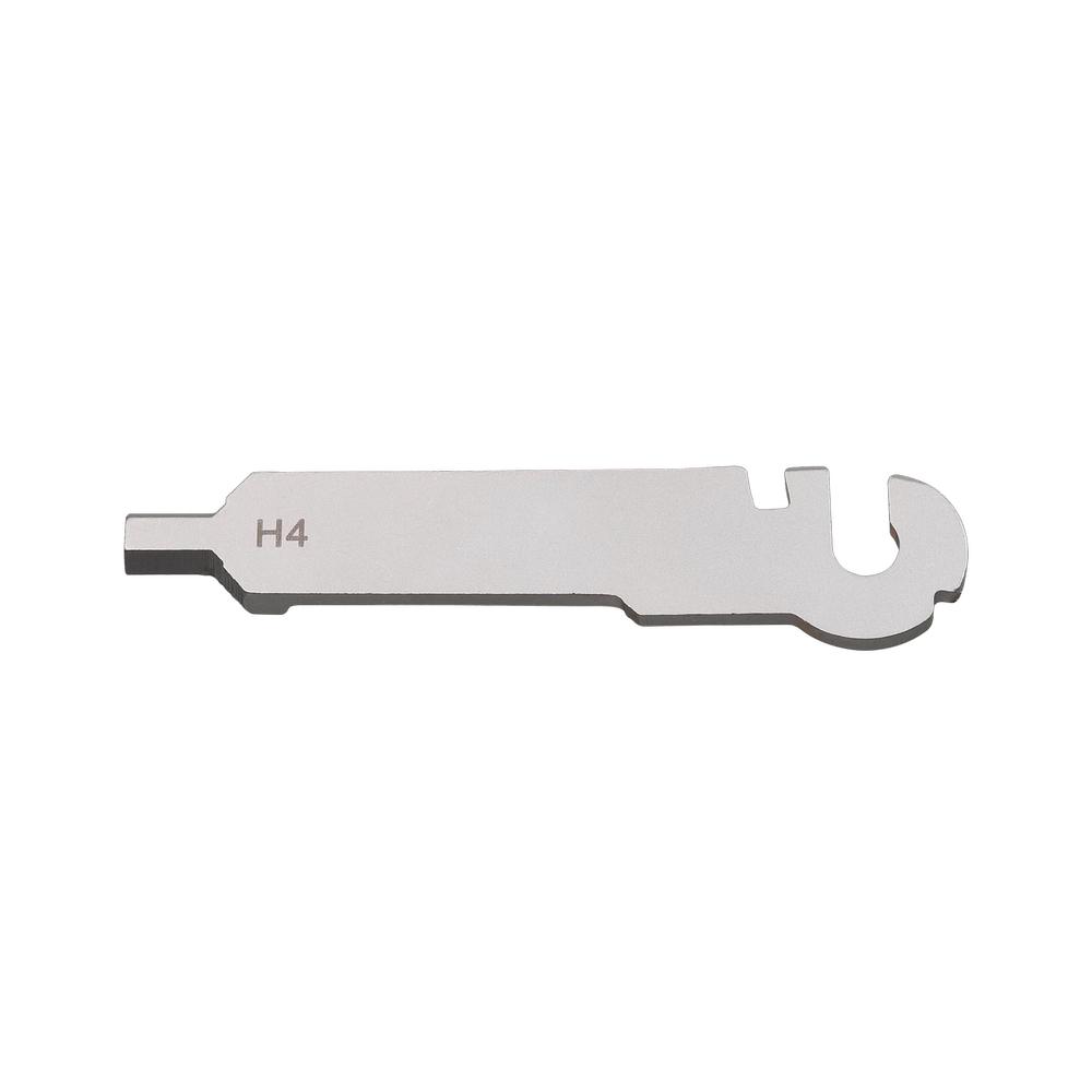 4mm-hex-wrench-short-2-slots-465536 Змінний інструмент FTS2-1 до мультитула Roxon Flex S804 (шестигранний ключ 4 мм) - Зображення 1
