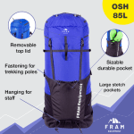 Рюкзак Osh 85L, Синій, one size - Зображення 25