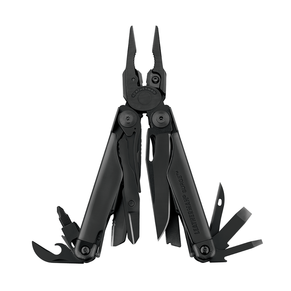 Мультиінструмент LEATHERMAN Surge BLACK Мультиінструмент LEATHERMAN Surge BLACK, синтетичний чохол, картонна коробка - Зображення 1