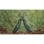 Мультитул Ganzo G109, (16.5 см) 10 функцій, чорний з блакитним + чохол - Зображення 8