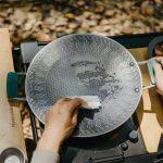 Сковорода з нержавіючої сталі з силіконовими ручками Naturehike CNK2550CF011, 34 х 34 см - Зображення 8
