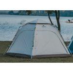 Намет чотиримісний автоматичний Naturehike Ango CNK2550WS010, коричневий - Зображення 2