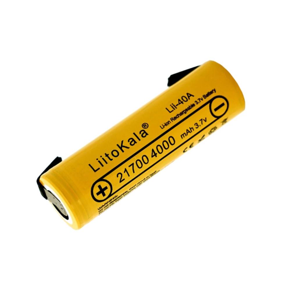 405255.970 Акумулятор LiitoKala Lii-40A-N 21700 4000mah battery - Зображення 1