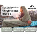 Спальний мішок з капюшоном Naturehike MS100 CNK2350WS023 правий, зелений - Зображення 7