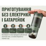 Портативна кавоварка-прес Wacaco Prestina, механічна, для меленої кави, зелена - Зображення 11