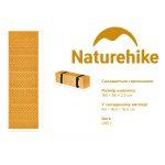 Килимок туристичний складаний одномісний IXPE Naturehike CNK2650WS010 з алюмінієвою плівкою, 185x56x2.3 см, жовтий - Зображення 7