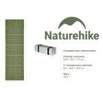 Килимок туристичний складаний одномісний IXPE Naturehike CNK2650WS010 з алюмінієвою плівкою, 200x60x2.3 см, зелений - Зображення 9