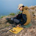 Сидушка туристична складана XPE Naturehike CNK2650WS011, 18 мм, жовта, для походів та кемпінгу - Зображення 2