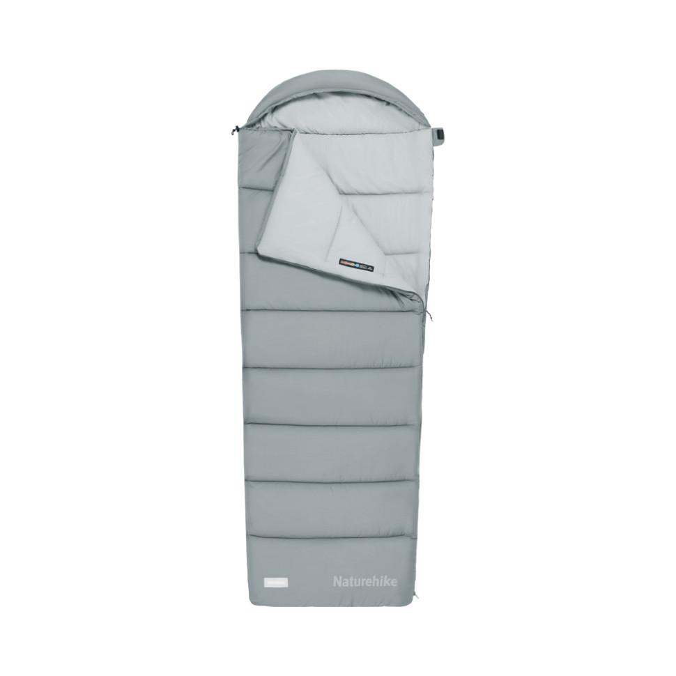 410391.970 Спальний мішок з капюшоном Naturehike MS100 CNK2350WS023 лівий, сірий - Зображення 1
