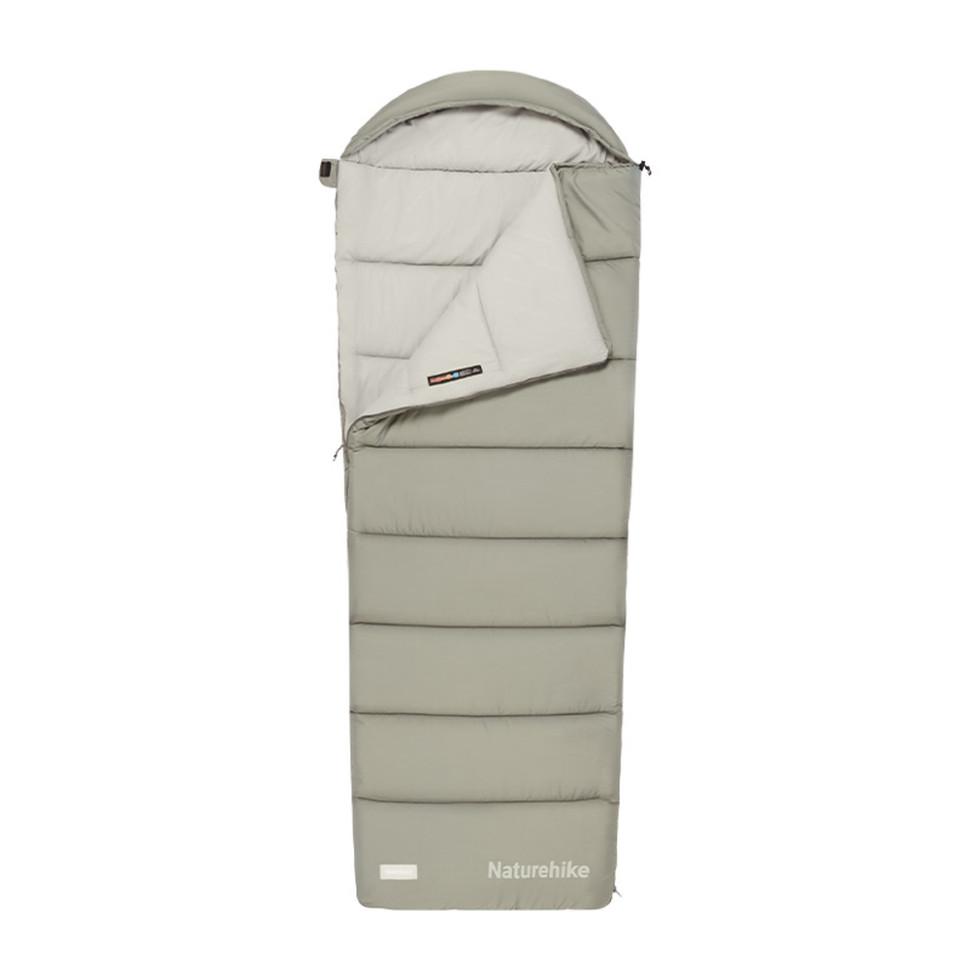 410396.970 Спальний мішок з капюшоном Naturehike MS100 CNK2350WS023 правий, зелений - Зображення 1