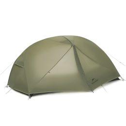 Намет надлегкий двомісний Naturehike Mongar Hiking Tent Pro CNK2550WS037, 20D, зелений