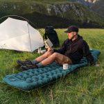 Матрац туристичний надувний одномісний Naturehike CNK2550WS019, 200x60x9.5 см, синій, прямокутний із мішком для надування - Зображення 3