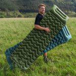 Матрац туристичний надувний одномісний Naturehike CNK2550WS019, 200x60x9.5 см, синій, прямокутний із мішком для надування - Зображення 5