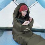 Спальник з капюшоном Naturehike CNK2300SD014 MJ600 Січ, зелений - Зображення 2