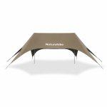 Тент туристичний Naturehike Cloud Skies Tarp Lite CNK2650WS023, 960 х 485 х 260 см, темно-коричневий