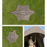 Тент туристичний Naturehike Cloud Skies Tarp Lite CNK2650WS023, 960 х 485 х 260 см, темно-коричневий - Зображення 2