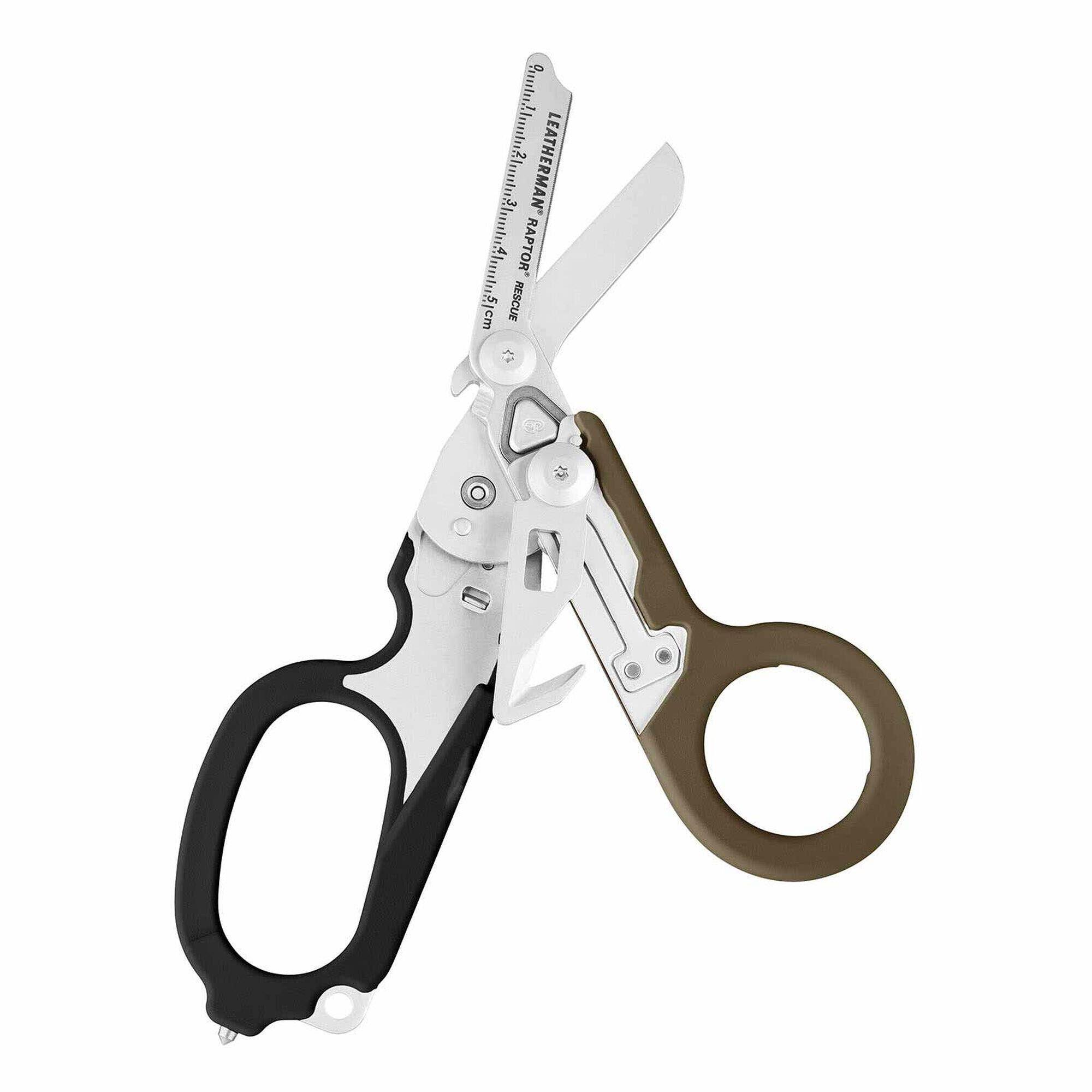 Ножиці Leatherman Raptor Rescue Ножиці Leatherman Raptor Rescue, чорні-пісочні, чохол MOLLE - Зображення 1